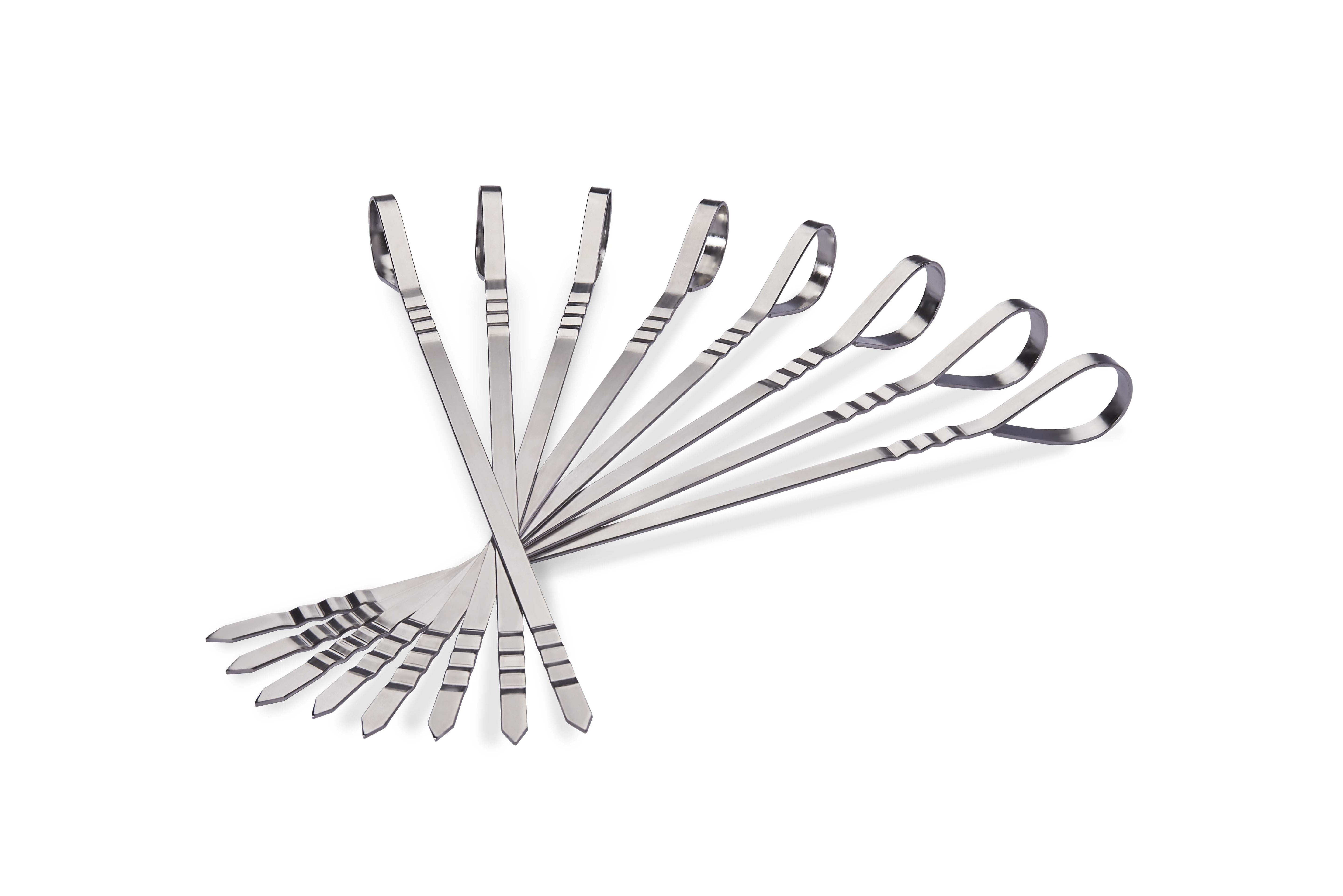 Napoleon RVS spiesen set (8 stuks)