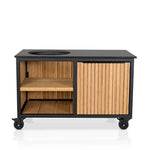 Fraaii Buitenkeuken Bamboo Natural Rhombus Storage XL