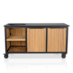 Fraaii Buitenkeuken Bamboo Natural Rhombus Inferno XL