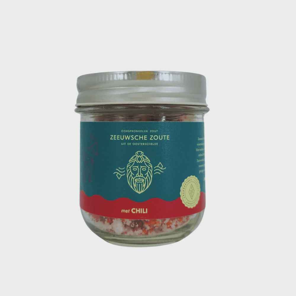 Zeeuwsche Zoute Zout 'Chili' 100gr