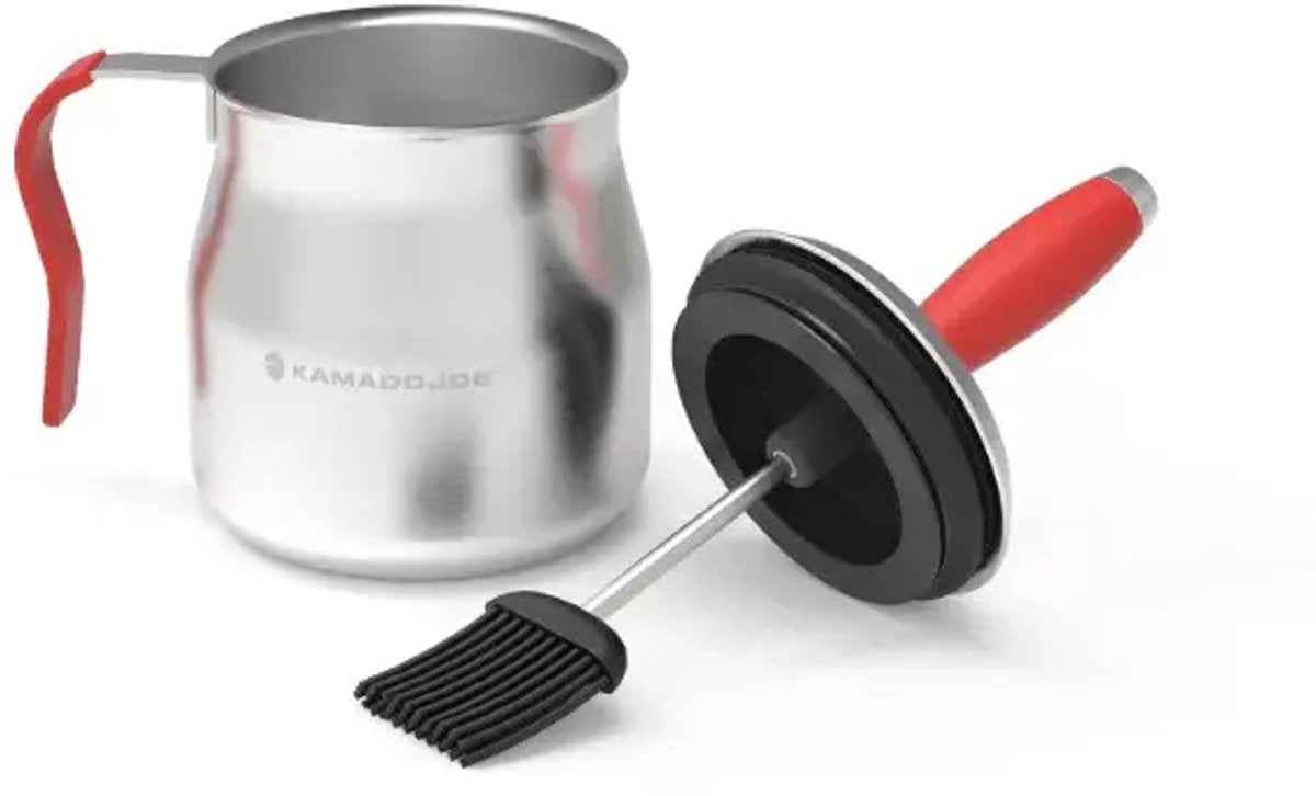 Kamado Joe Basing pot with brush