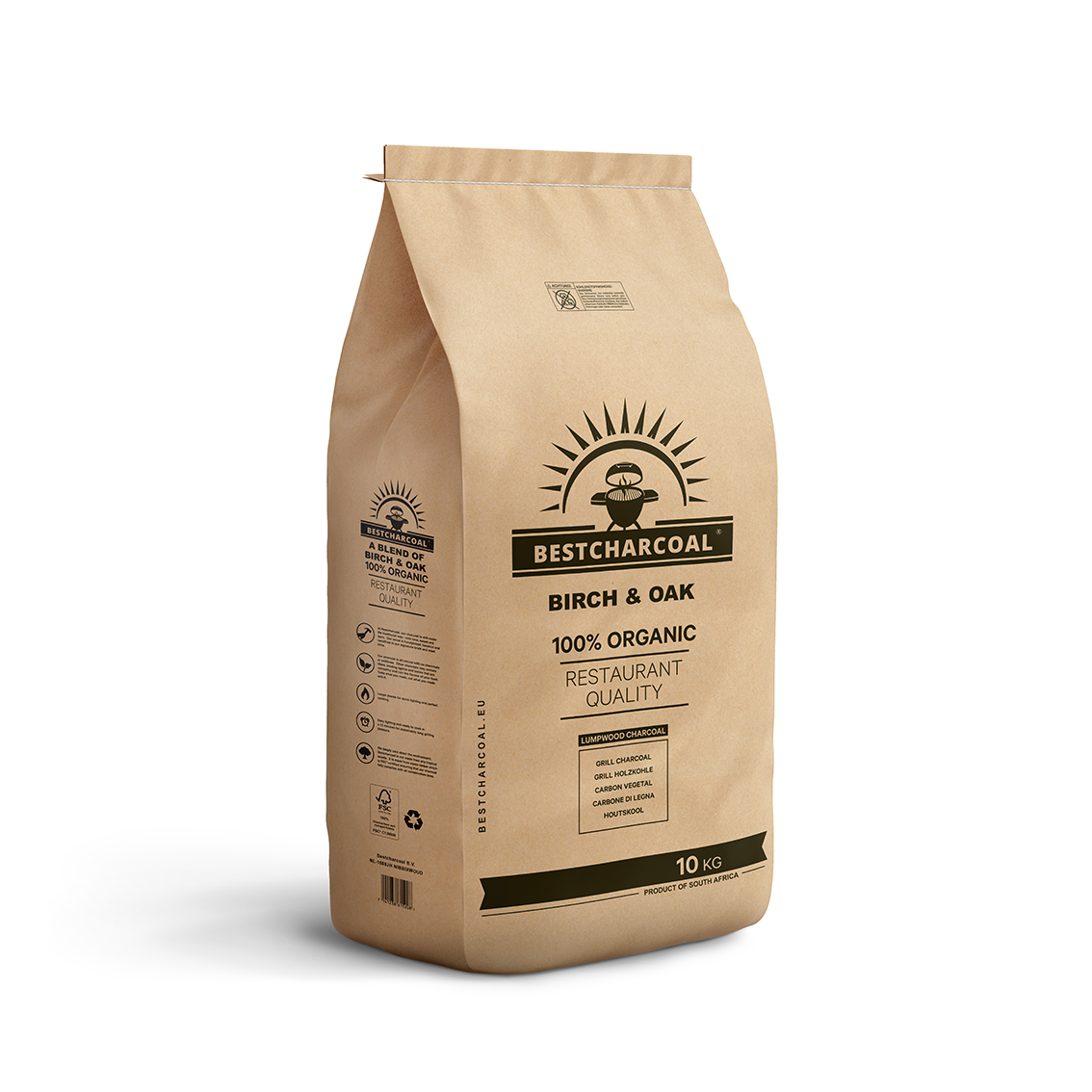 Bestcharcoal Birch en Oak 10 kg
