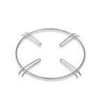 Hot-Wok platte ring voor normale pannen silver line