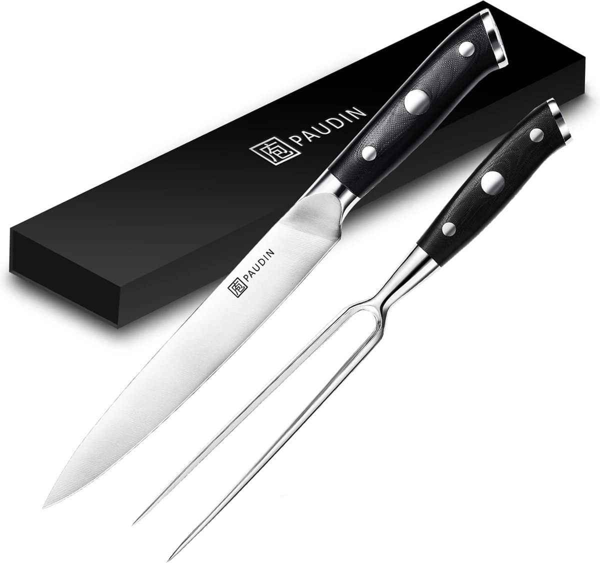 D9 Vleesmes en Vork – Ultra Dark (20 cm)