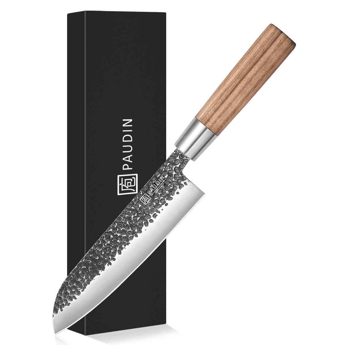 HB10 Santoku Mes – Hammer Black (17,5 cm)