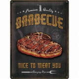 BBQ wandbord Barbecue nice to meat