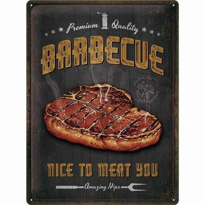BBQ wandbord Barbecue nice to meat