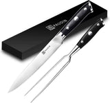 D9 Vleesmes en Vork – Ultra Dark (20 cm)